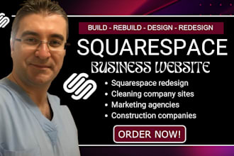 build or rebuild squarespace business website, edit squarespace real estate SEO