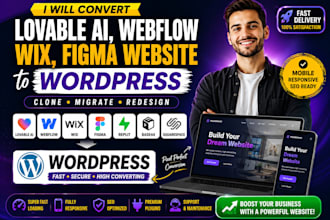 convert lovable to webflow, wix, wordpress clone lovable ai website fix lovable