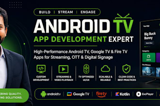 develop android TV and google TV streaming app