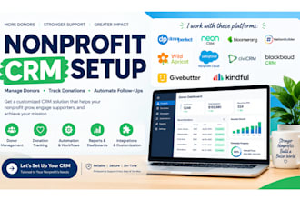 setup nonprofit CRM and automate donor management