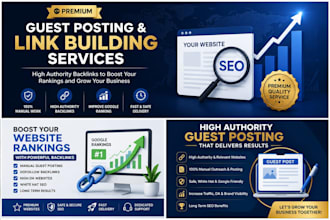 do guest posting and high quality SEO link building