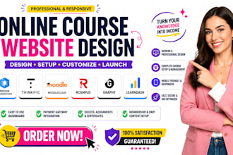 design coursestorm thinkific moodlecloud rcampus graphy learndash course website