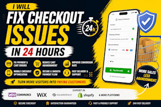 optimize and fix your ecommerce checkout errors in 24 hours