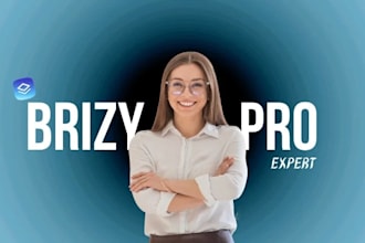 design a modern responsive website using brizy builder pro