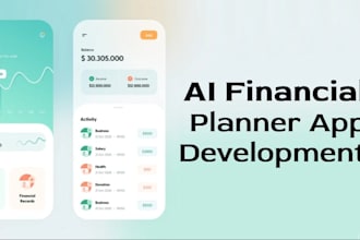 develop ai budget tracker app, expense tracking app, finance planner app