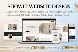 showit template redesign showit website showit customization  website developmen