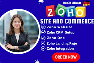 be your zoho one expert setup custom zoho CRM creator zoho website landing page