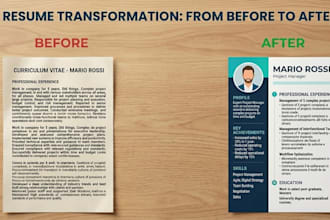 create ats CV, linkedin profile and professional newsletters