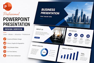 create professional powerpoint presentation and PPT slides design