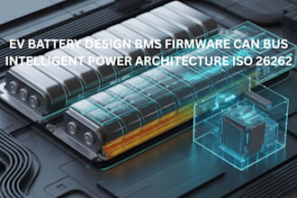 ev battery design bms firmware can bus intelligent power architecture iso 26262