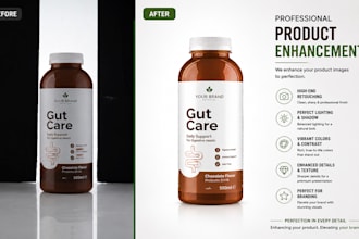 do product enhance and high end retouching professionally