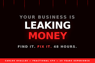 find and fix the financial leaks killing your business