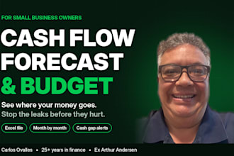 build a cash flow forecast and budget for your small business