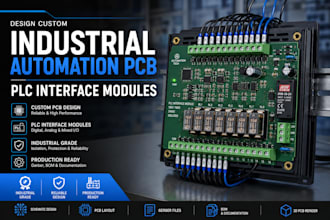 develop industrial plc interface pcb for automation systems
