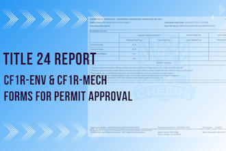 california title 24 energy compliance report for hvac permit approval