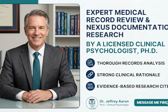 provide expert medical writing and records review