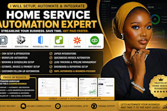 jobber servicetitan housecall pro zapier automation servicem8 quickbooks invoice