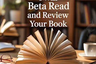 beta read and review your literary fiction, romance book