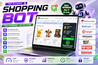 develop custom shopping bots, auto checkout bots