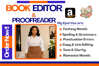 proofread fantasy fiction novel for grammar flow readability romance proofreader