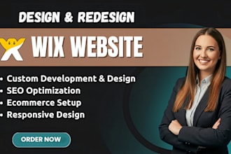 do wix design redesign wix website create custom wix studio wix business seo