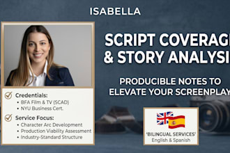 write detailed script coverage with a production focus