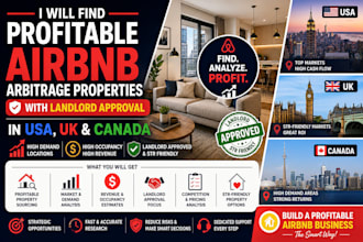 find profitable airbnb arbitrage properties with landlord approval