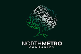 design awesome lawn care logo for a landscaping company