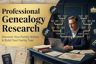 do genealogy research for your family tree and ancestry