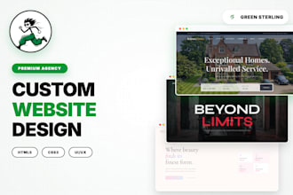 develop a lightning fast, custom coded HTML CSS js website