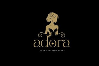 design a luxury beauty and cosmetics logo for your brand