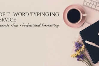 do accurate PDF to word conversion and typing