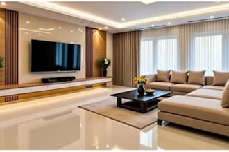 create modern 3d interior designs and realistic home layout