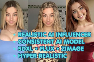 nsfw ai influencer sfw ai model lora training comfyui workflow fanvue ai images