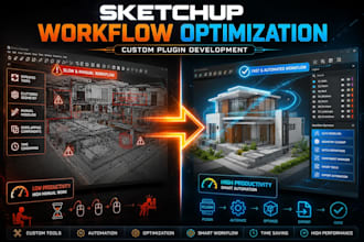 develop custom sketchup plugin for 3d workflow optimization