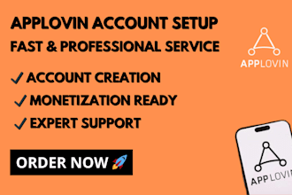 help you set up an applovin account creation