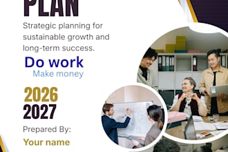 create a professional business plan document for your startup