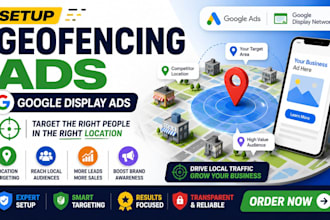setup geofencing ads with google display location targeting