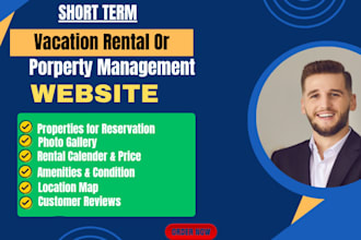 build a professional vacation rental booking website