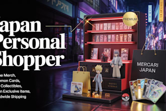 be your japan personal shopper for anime merch and exclusive items