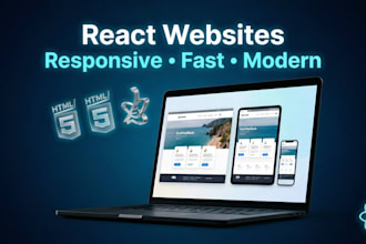 build responsive react websites