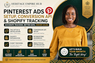setup pinterest ads conversion api and shopify tracking tag marketing management