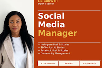 let me manage your instagram and facebook to grow your brand
