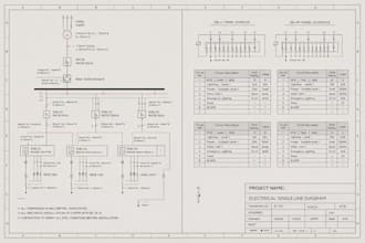 design electrical drawing, load calculation, and single line dlagram