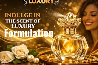 create custom perfume formulations as a  fragrance cosmetic chemist formulator