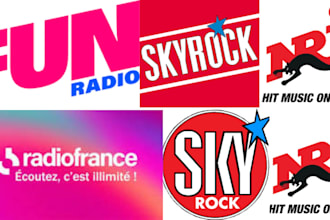 do professional promotion and airplay song on france digital radio