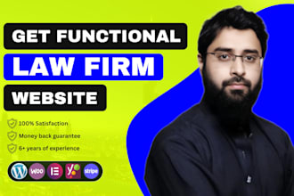 build lawyer law firm website attorney website legal notary website