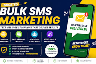 send bulk SMS and manage text message marketing campaigns