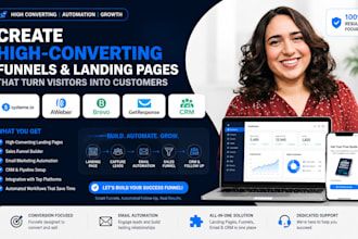 create systeme io landing page sales aweber funnel builder brevo getresponse crm