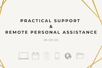 provide practical support and remote personal assistance